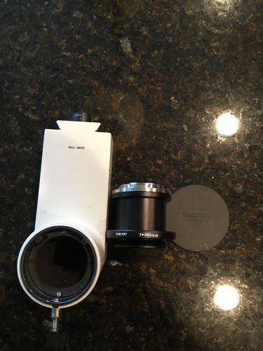 Leica Wild Heerbrugg microscope camera adapter-308795 with 308797 adapter.