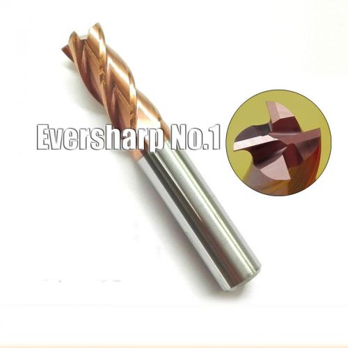 1pcs HRC60 Solid Carbide 4Flute Flat Long EndMill Cutting Dia 4mm Length 100mm