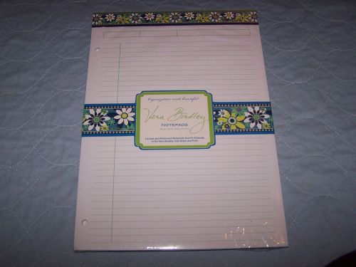 VERA BRADLEY DAISY DAISY NOTEPADS FOR CLIPBOARD NWT L@@K