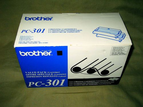 BROTHER PC-301 ~ VALUE-PACK (2 CARTRIDGES) [ NEW ]