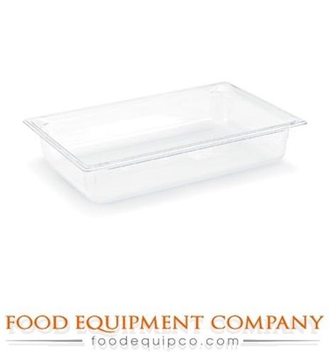 Vollrath 8008410 Super Pan® Plastic Pans Low Temperature Clear  - Case of 3