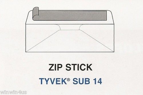 5&#034; X 11 1/2&#034; Tyvek #14 Peel &amp; Seal Commercial Peel &amp; Seal Envelopes 1000/lot