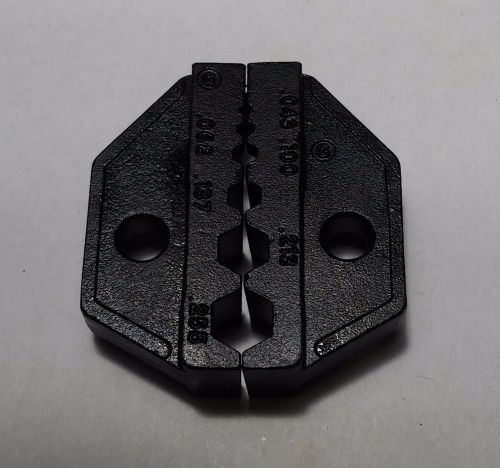 Hex Die .255&#034; .213&#034; LMR240 195 RG8X Mini8 RG58 59 RF Coaxial cable Crimper tool