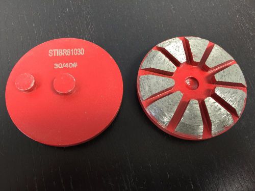 3&#034; 30/40 Medium Bond Easy Change/Easy Change Grinding Puck for STI, Prep Master