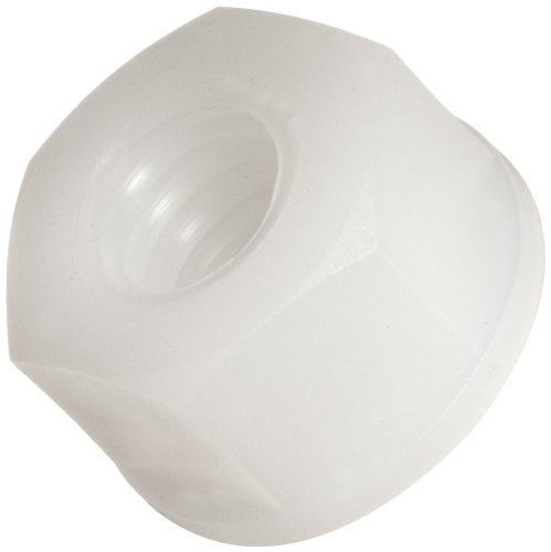 Nylon Lock Nut, Off-White, Meets UL 94V2, Class 6H #10-32 Threads, 0.365&#034; Width