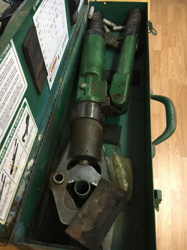 Greenlee 1990 Dieless Crimper With Storage Box