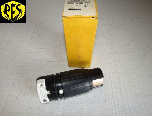 NEW HUBBELL HBL3764C 3PH 3P 4W 50A 600V TWISTLOCK FEMALE CONNECTOR LOCKING 3764C