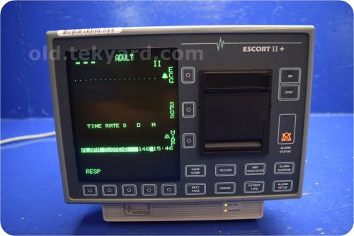 MEDICAL DATA ELECTRONICS MDE ESCORT II (20101) MULTI-PARAMETER PATIENT MONITOR @