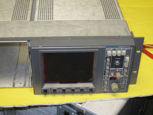 TEKTRONIX 1750 WAVEFORM VECTORSCOPE RACK CASE WORKS BUT AS IS