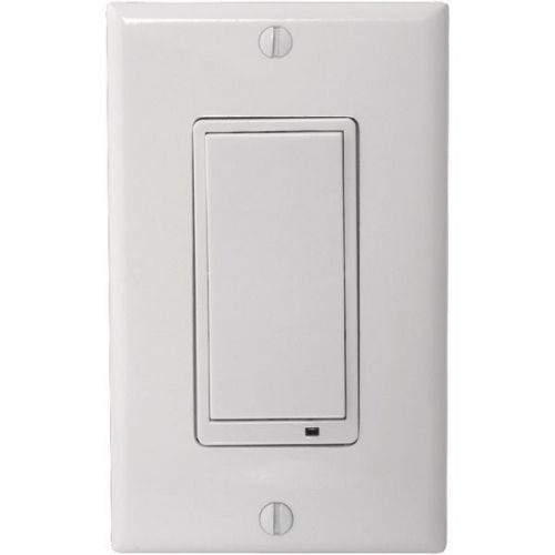 Linear ws15z-1 z-wave single gang 15-amp wall switch - white for sale