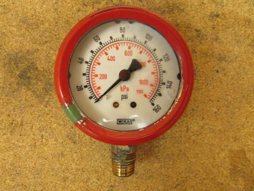 Wika 1100 kPa 160 PSI Pressure Gauge