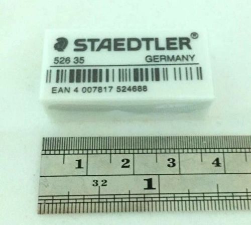 ERASER BEST ERASING WHITE STAEDTLER GERMANY PENCIL CLEAN NEW FERR SHIP