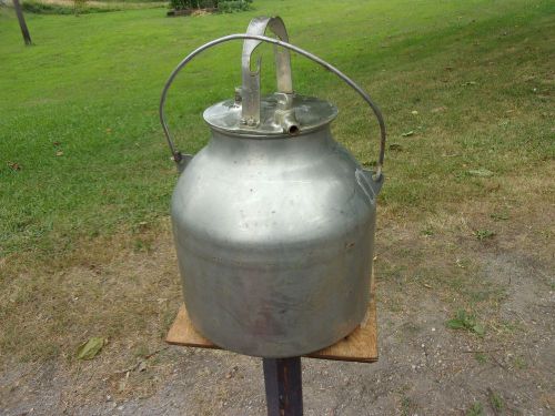 vtg surge DeLaval Stainless Steel Milk cow Bucket Pail Lid Milker 5 gal De Laval