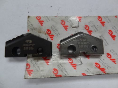 2 PCS NEW YG 38MM S.HSS Spade Drill Inserts  HARD SLICK S09306