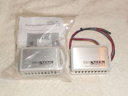 (2) DriSteem 981 &amp; T184 Relative Humidity Transmitters 4/20mA 24VDC - NEW!