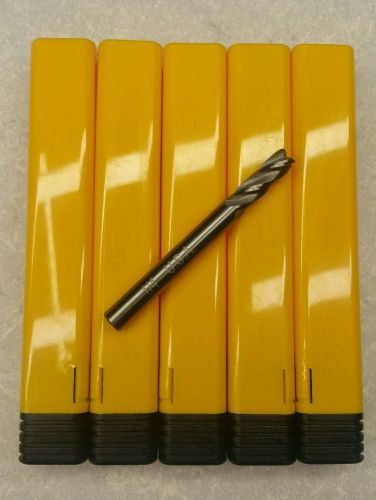 1/4 variable helix end mill 4 flute solid carbide endmill lot-5 tools usa made for sale