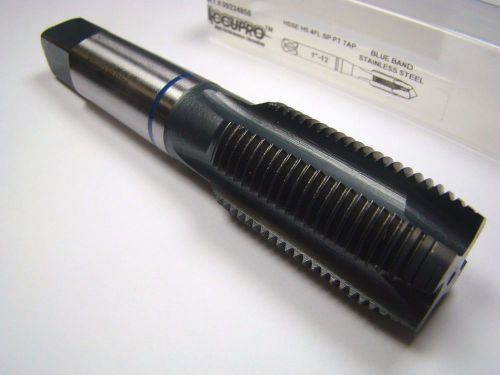 Plug Spiral Point Tap 1&#034;-12 H5 4FL HSS-E Oxide 5-1/8&#034; OAL UNF Blue Band [2021]