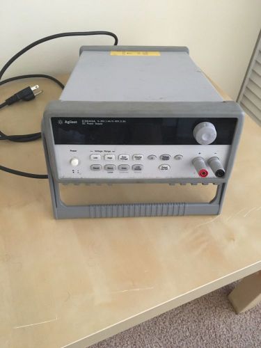 Agilent E3643A dual range 60 Vdc .8A or 35Vdc 1.4A DC Power Supply