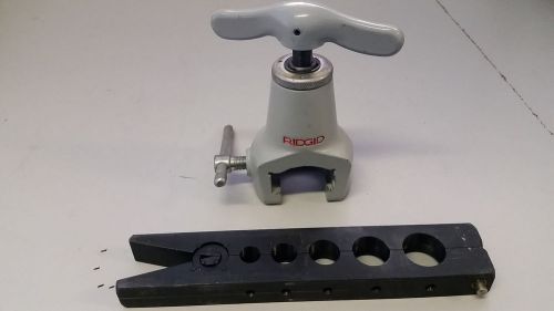 Ridgid Flaring Tool Model 455 1/2&#034; to 1&#034; / E-70-X W/ CASE