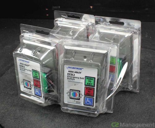 Lot of 4 securitron eeb 2 emergency exit buttons for sale