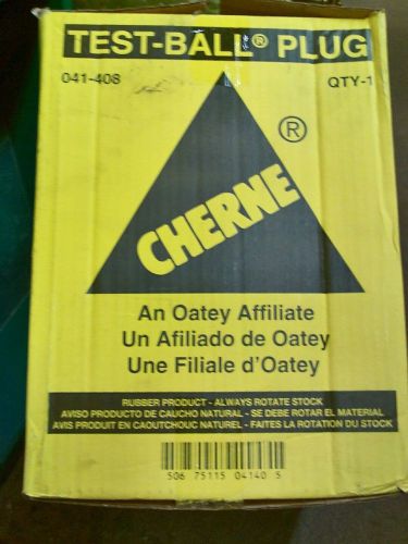 CHERNE 12&#034; Test Ball SEWER PIPE PLUG 041-408 50675115041405 NEW