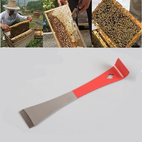Beekeeping Tool J Shape Red Bee Beekeepers Hive Claw Hook Scraper Equip Useful
