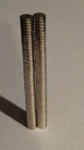 100 Magnets 6mm x 1.5mm (1/4 x 1/16 inch) Neodymium Warhammer 40k