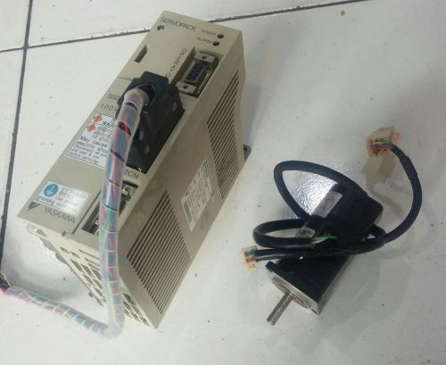 1 set AC Servomotor + driver, SGM-A5B314, SGDA-A5BP, 50W, YASKAWA