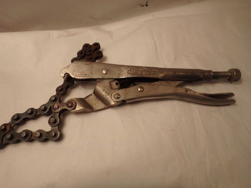 Vise grip  20r chain  welding clamp-working but used for sale