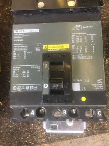 Square D FH36040 I Line Circuit Breaker