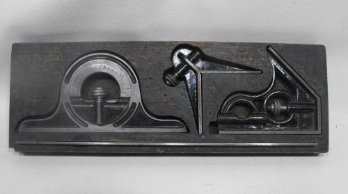 Vintage union tool co. combination square w/ protractor and center finder  usa for sale