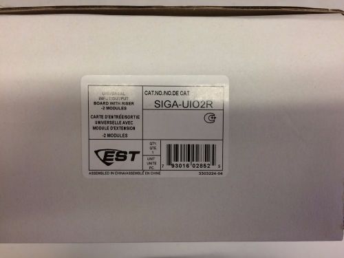 (NEW) EDWARDS SIGA-UIO2R - I/O MOTHERBOARD MODULE - 2 POSITIONS W/RISER