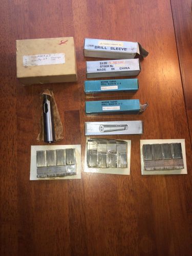 Taper sleeves lot lathe/drilling for sale