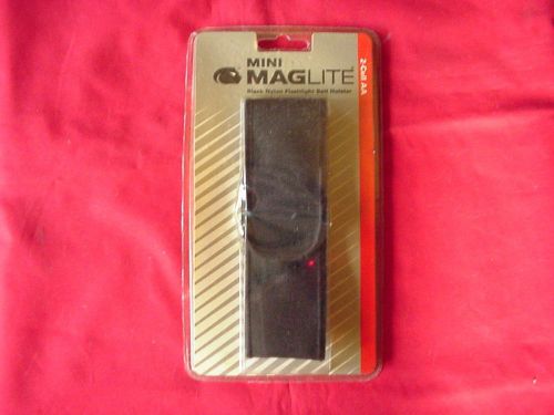 Mini maglite black nylon 2-cell aa flashlight holder model am2a056 for sale