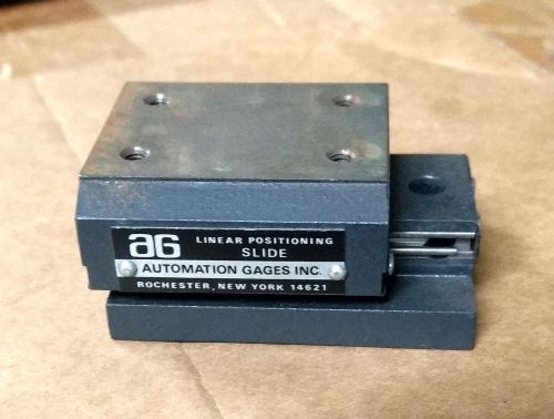 1 USED AUTOMATION GAGES CK1 LINEAR POSITIONING SLIDE ***MAKE OFFER***