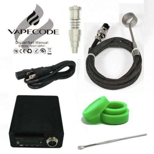 E-nail Box E nail Temperature Control Electronic Enail Titanium Barrel Coil Kit