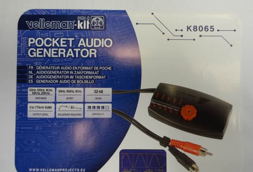 Velleman Pocket Audio generator K8065 DIY kit