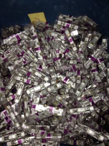 (200) TYCO AMP 61226-2 Purple Picabond Splicing Splice Connectors 1 Lot Of 200