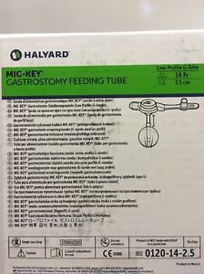 Halyard mic-key low profile 14fr 2.5cm for sale