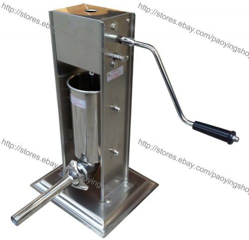 Stainless steel 3l home vertical meat sausage salami filler stuffer maker machin for sale