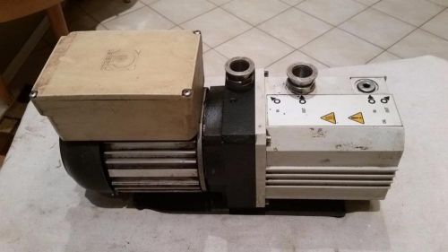 TIRVAC D10E VACUUM PUMP &amp; HANNING ELEKTRO-WERKE E8CD4B1 MOTOR 110-120V