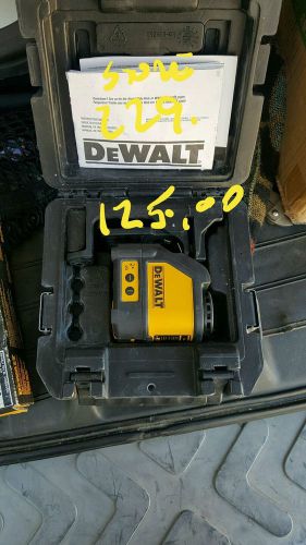 dewalt dw0088 self leveling laser