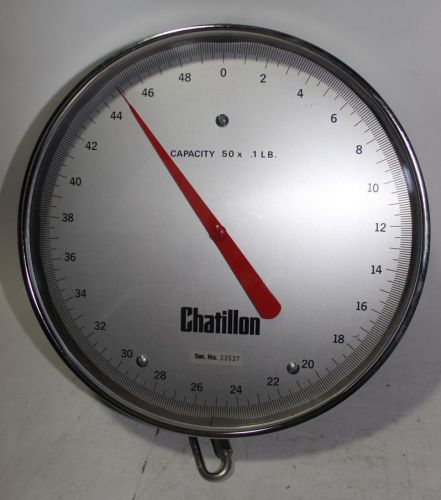 Chatillon Hanging Scale 50lb x .1 lb