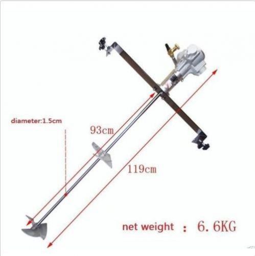 50 gallon pneumatic mixer ink barrel blender horizontal plate lever rung tank bi for sale