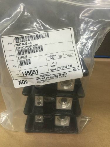 Marathon Terminal Block, Power Distribution, 3 Pole, 380 AMPS, 600V AC/DC