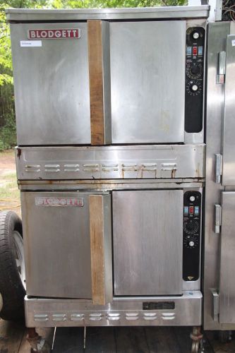 BLODGETT DOUBLE STACK CONVECTION OVEN ~ NATURAL GAS ~ Needs a little work ....