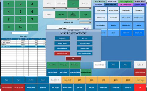 Business software invoice touch point of sale software w\ cc processing software for sale