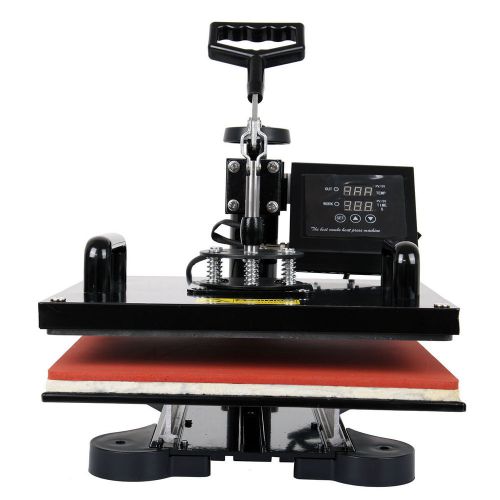 NEW Digital 8 in 1 Transfer Heat Press Machine Sublimation T-Shirt Cap Swing-awa