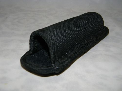 Bianchi black nylon asp baton flashlight holder open top 6.25&#034; x 2&#034; for sale