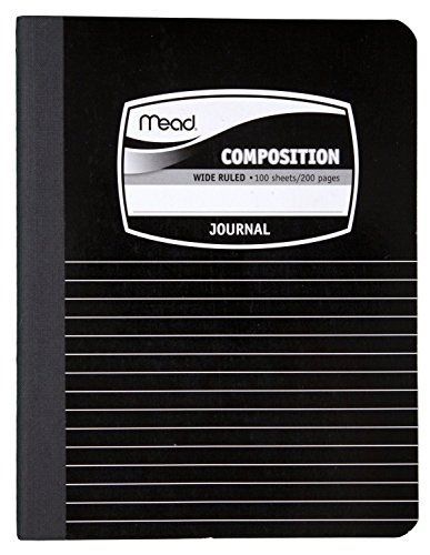 Mead Composition Book, Special Ruled, 9-3/4 x 7-1/2 Inches, Black Marble 2